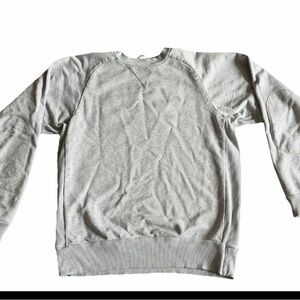 Y-3 Men's Light Gray Crewneck Sweater